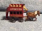 Vintage Matchbox Lesney No 12, Diecast Horse Drawn Bus / Wagon Lipton's Tea..