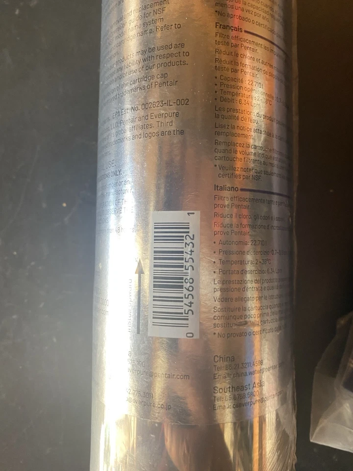 Everpure EV9617-21 4CB5-S Replacement Cartridge EV961721 - Image 3 of 3