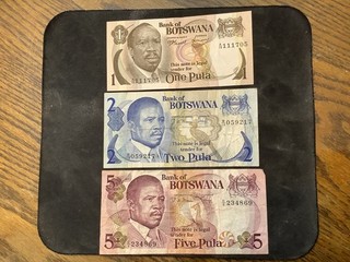 Botswana 1976/1982 Pula 3 Banknote Lot. N3514