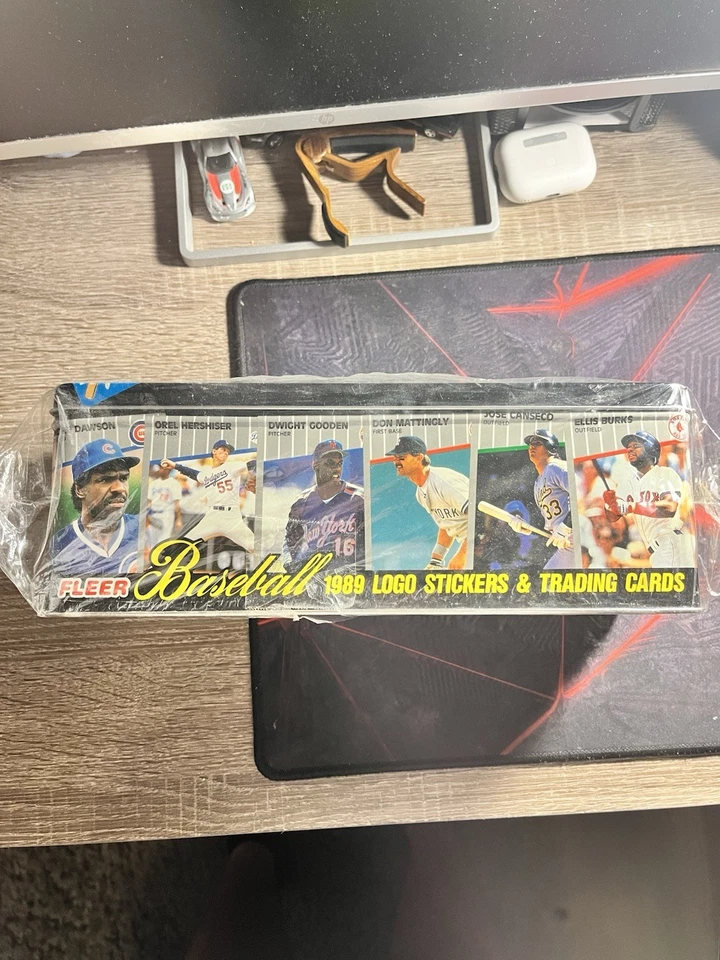 1989 Fleer Baseball GLOSSY Collectors Tin Set *Factory Sealed* & Unopened - Image 2 of 3