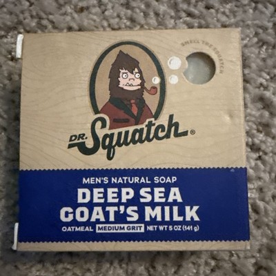 Dr. Squatch All Natural Bar Soap, Deep Sea Goat's Milk