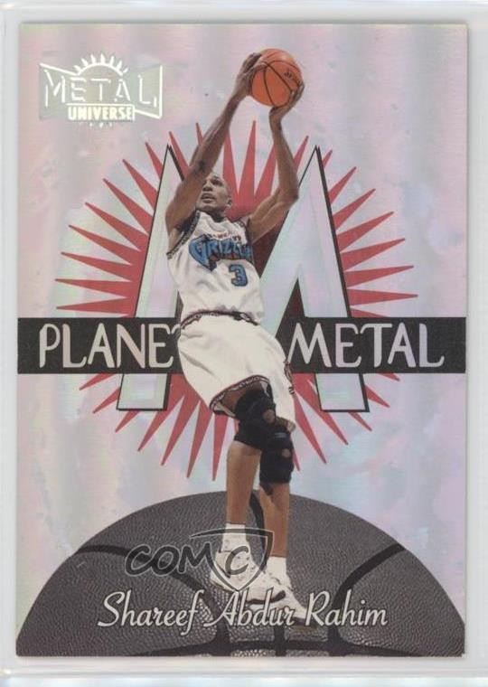 1997-98 Metal Universe Planet Metal Shareef Abdur-Rahim #9PM b8d