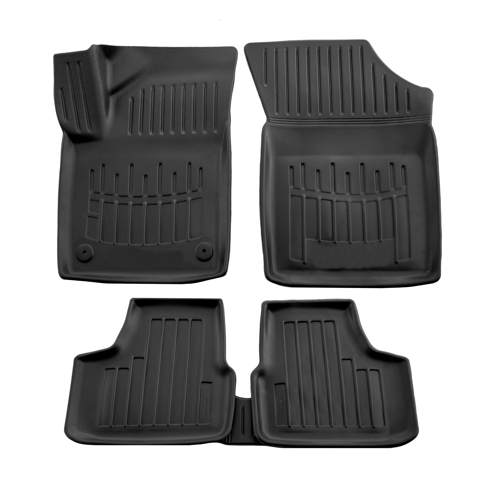 Tapis de sol Seat Mii caoutchouc 3D sur mesure imperméable auto 5 pièces