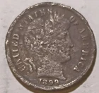 1899 Barber Dime 10 Cents .900 Silver
