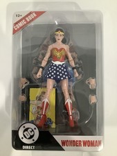 McFarlane Toys DC Direct Page Punchers Wonder Woman Golden Age w  Comic Book