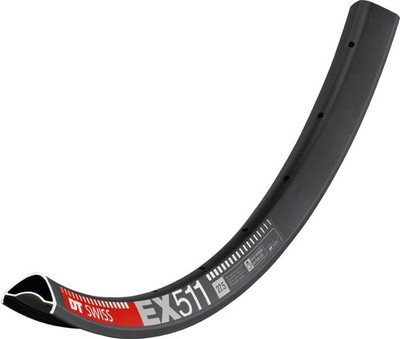 DT Swiss EX 511 Rim - 27.5'', Disc, Black, 32H