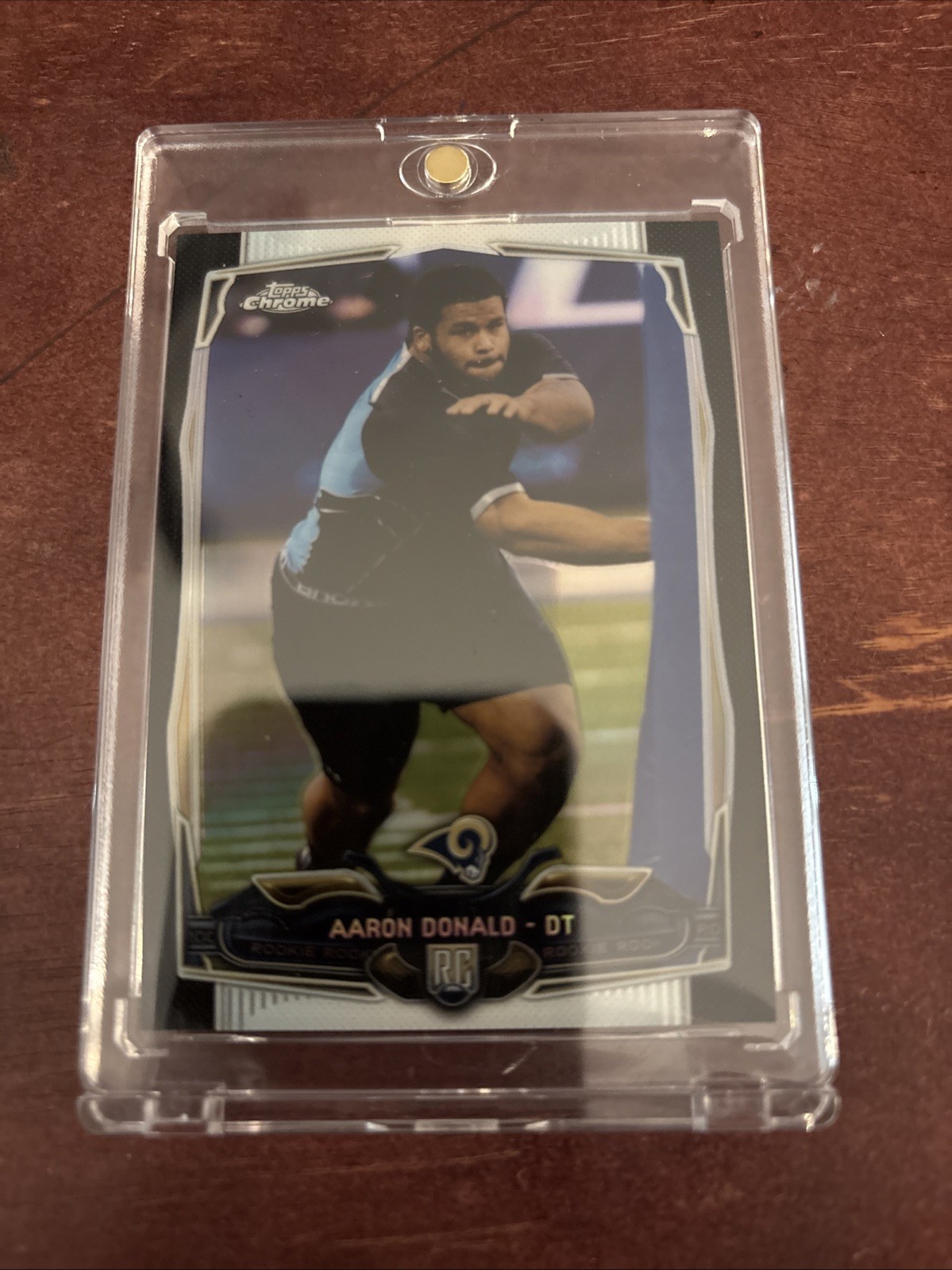 2014 Topps Chrome - Aaron Donald #175 Black Refractor /299 (RC)