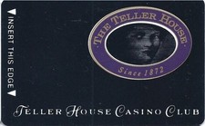 Teller House Casino - Central City, CO - 3rd Issue Slot Card, dark face (BLANK)