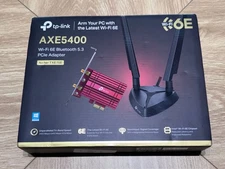 TP-Link AXE5400 Wi-Fi 6E Bluetooth 5.3 PCIe Adapter, Archer TXE75E, New & Sealed