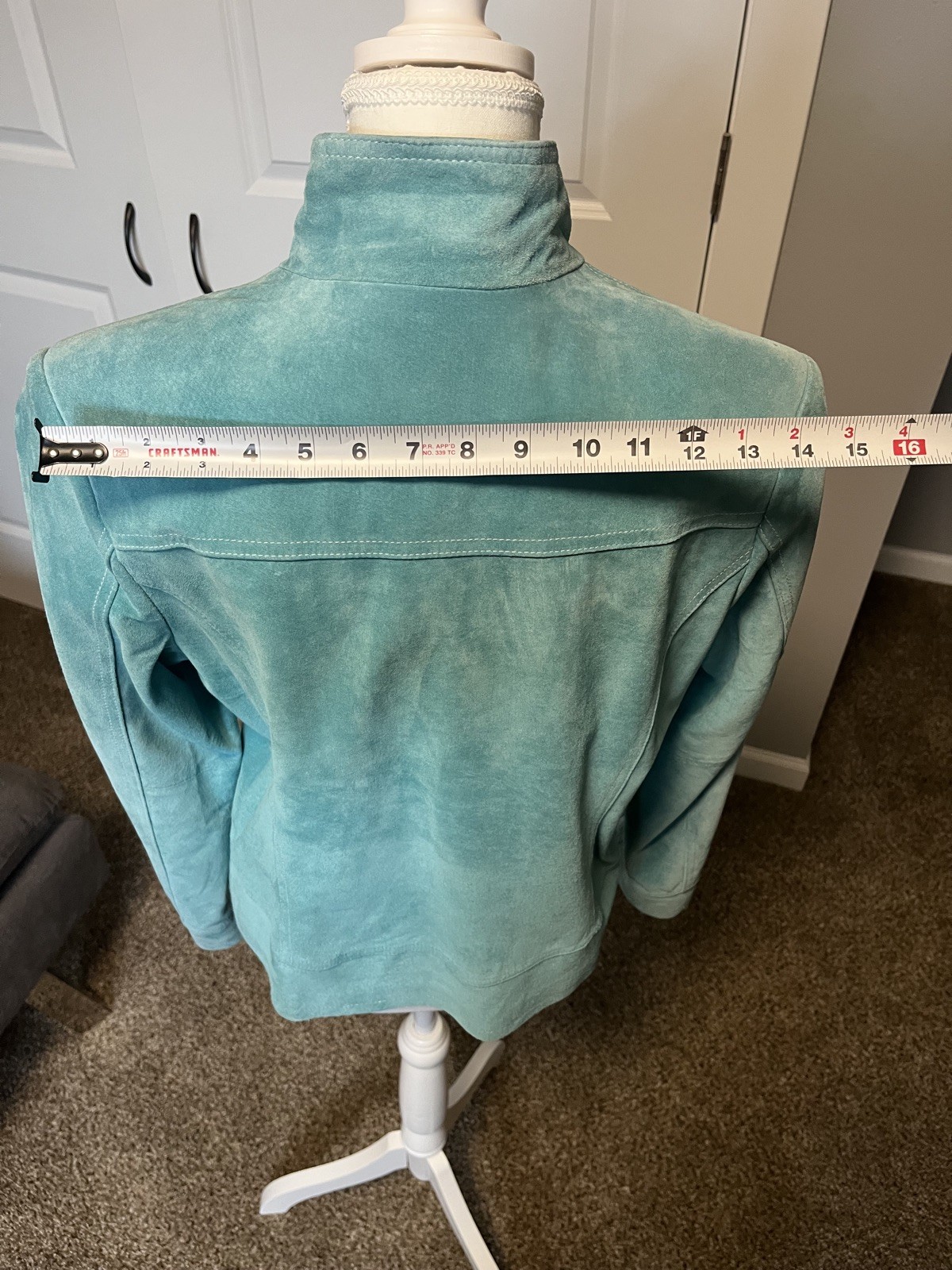 Marshall Fields Medium Suede Leather Jacket coat … - image 14