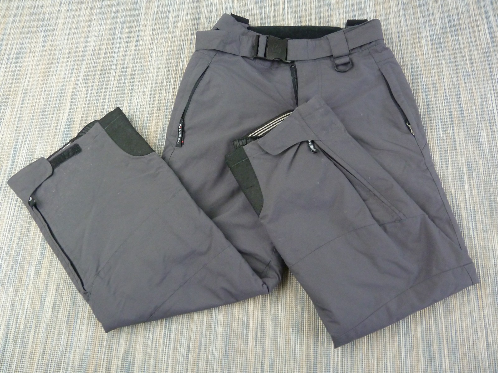 Pantalones Killtec Mujer Talla 12 EE. UU./UE 40 Esquí Snowboard Pantalones Gris Impermeable