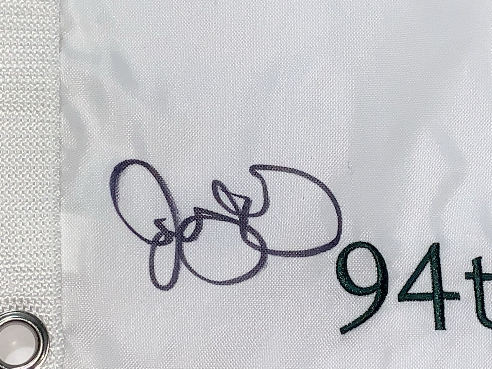 Rory Mcilroy signed 2012 Pga Championship Flag Kiawah golf white psa dna loa view 9