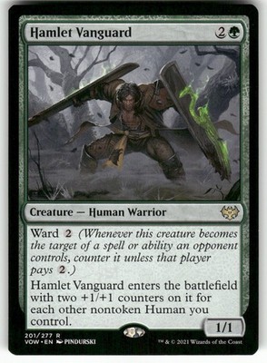 Hamlet Vanguard #201 (NM) Crimson Vow VOW Magic MTG