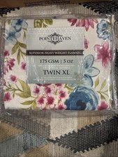 Pointehaven Flannel Deep Pocket Set with Oversized Flat Sheet, Twin XL, Sylvan