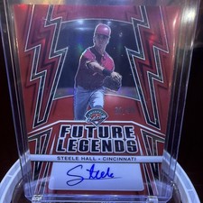2025 Panini Prospect Edition - Future Legends Auto Steele Hall Red Prizm /99 