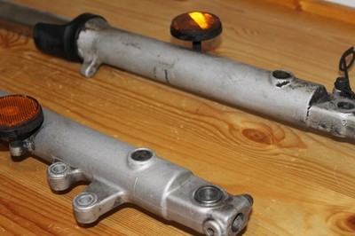 1999 Suzuki GS500E FRONT FORKS SHOCK SUSPENSION SET PAIR #457