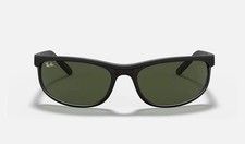Ray-Ban RB2027 W1847 Predator 2 Sunglasses Matte Black Green G-15 62mm