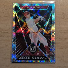 Panini 2020 Donruss Elite Series Diamond Mike Trout #E-5 Los Angeles Angels