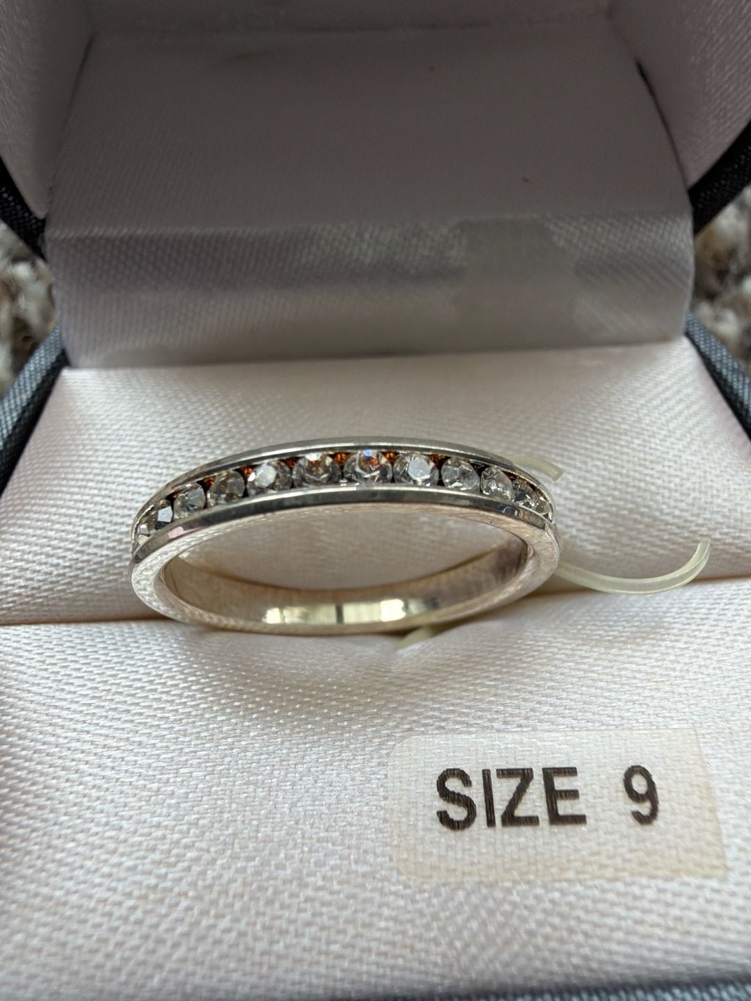 Swarovski Crystal Birthstone Stackable Ring in Si… - image 3