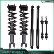 For 2009-2018 Dodge Ram 1500 4WD Front Struts Spring Rear Shocks Sway Bars Kit