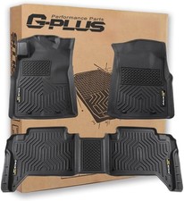 G-PLUS Floor Mats Compatible with Toyota Tacoma 2005-2015 Double Cab All Weather
