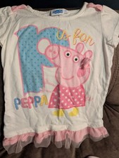 dated tag 2003 Peppa Pig Girls 5T Short Sleeve excellent condition