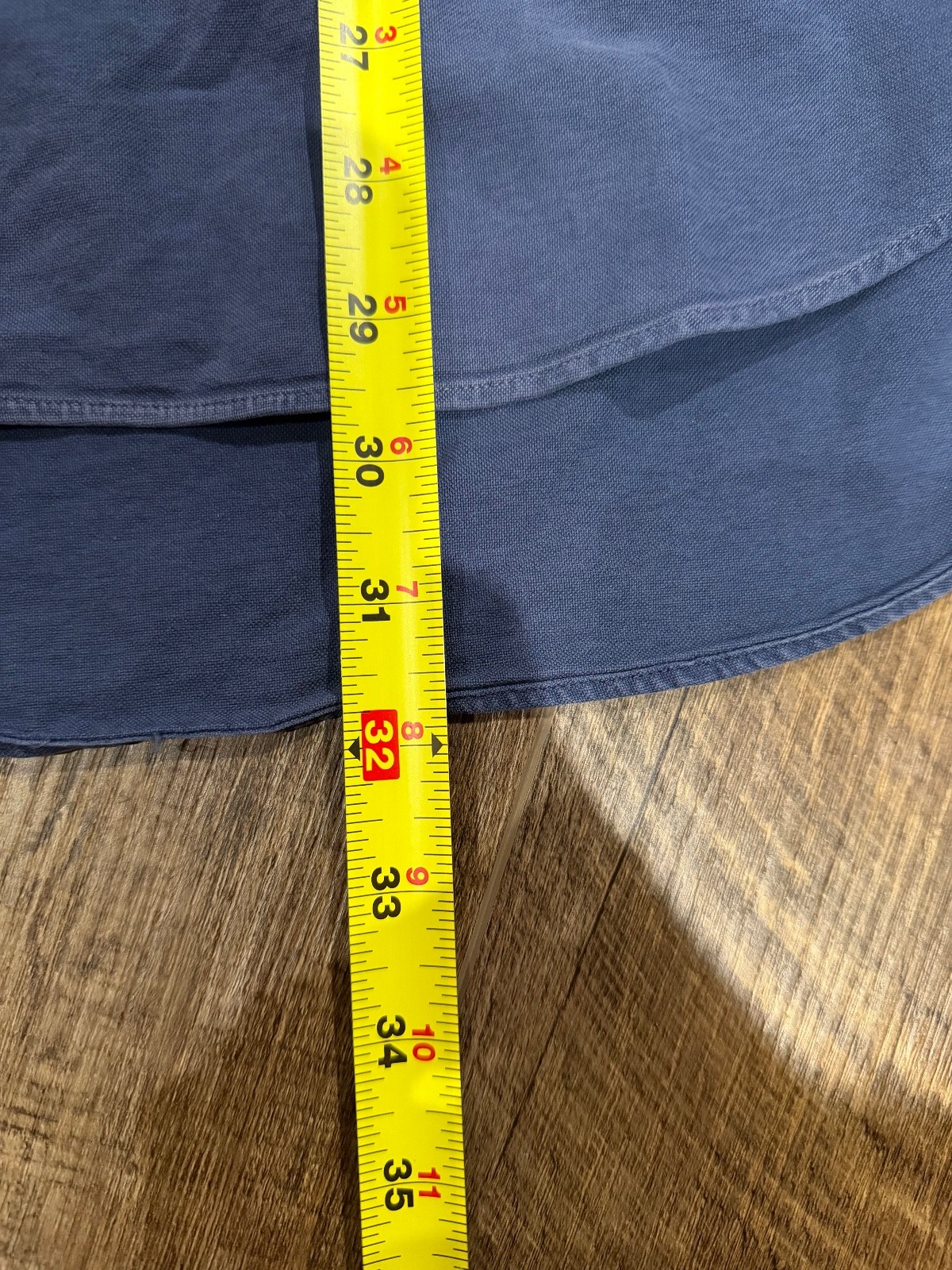 Men's Ralph Lauren Solid Button Down Blue Size XXL - image 4