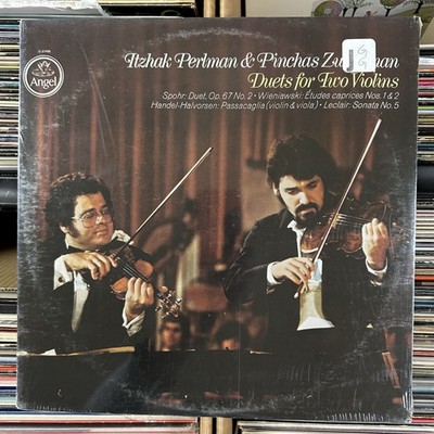 Duets For Two Violins Record Vinyl Handel  Itzhak Perlman Angel Sealed