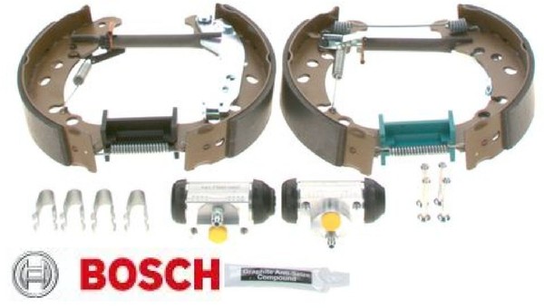 Bosch 0204114654 Bremsbackensatz 4 Bremsbacken Trommelbremse FüR Toyota-image