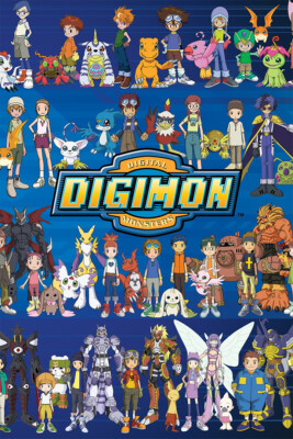 Digimon Digital Monsters Tv Movie Wall Art Home Decor - POSTER 20x30