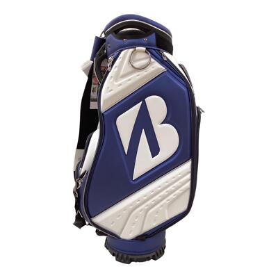 ☆BRIDGESTONE GOLF☆ツアー レプリカ キャディバッグ 9.5型 BRIDGESTONE GOLF Caddy Bag Navy x White 9.5 Type 2024 Model