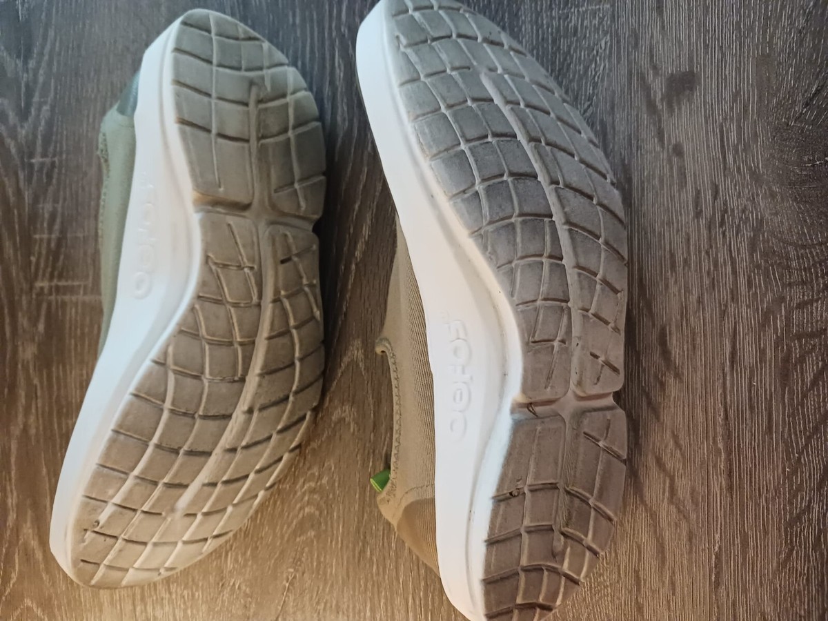 ◆OOFOS◆ 5072 OOMG EEZEE TAUPEWHITE OOMG EEZEE TAUPEWHITE 2 OOFOS Women's OOmg eeZee Low Shoe - White Taupe Size: 8 | eBay
