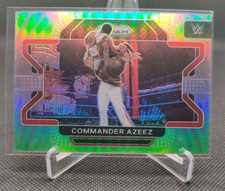 2022 Panini Prizm WWE #89 Commander Azeez Silver prizm wrestling card