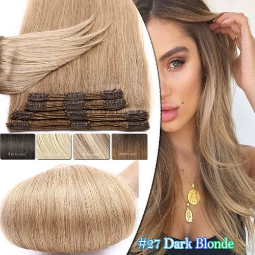 Extensión de cabello humano ruso súper grueso 170G cabeza completa - Imagen 32 de 47
