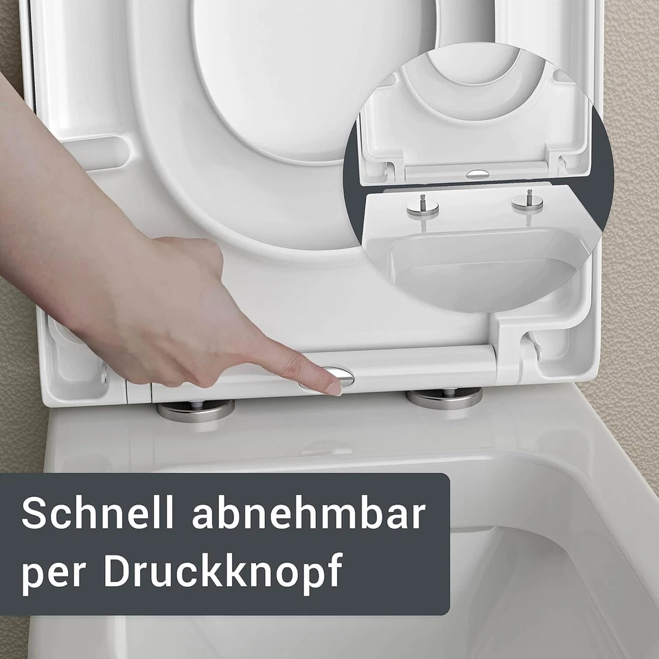 BERNSTEIN WC Deckel D-Form Softclose Kinder-WC-Sitz Ersatzdeckel U1006 - Bild 4 von 4