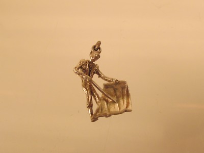 Stierkämpfer Silber Charm Vollfigur @ A Village Coin Bullion 11/10/2 B