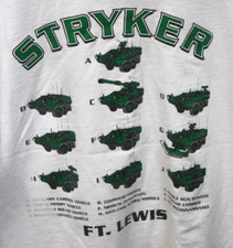 Vintage Fort Lewis Rare Stryker Army t Shirt Men’s XL Made in the USA