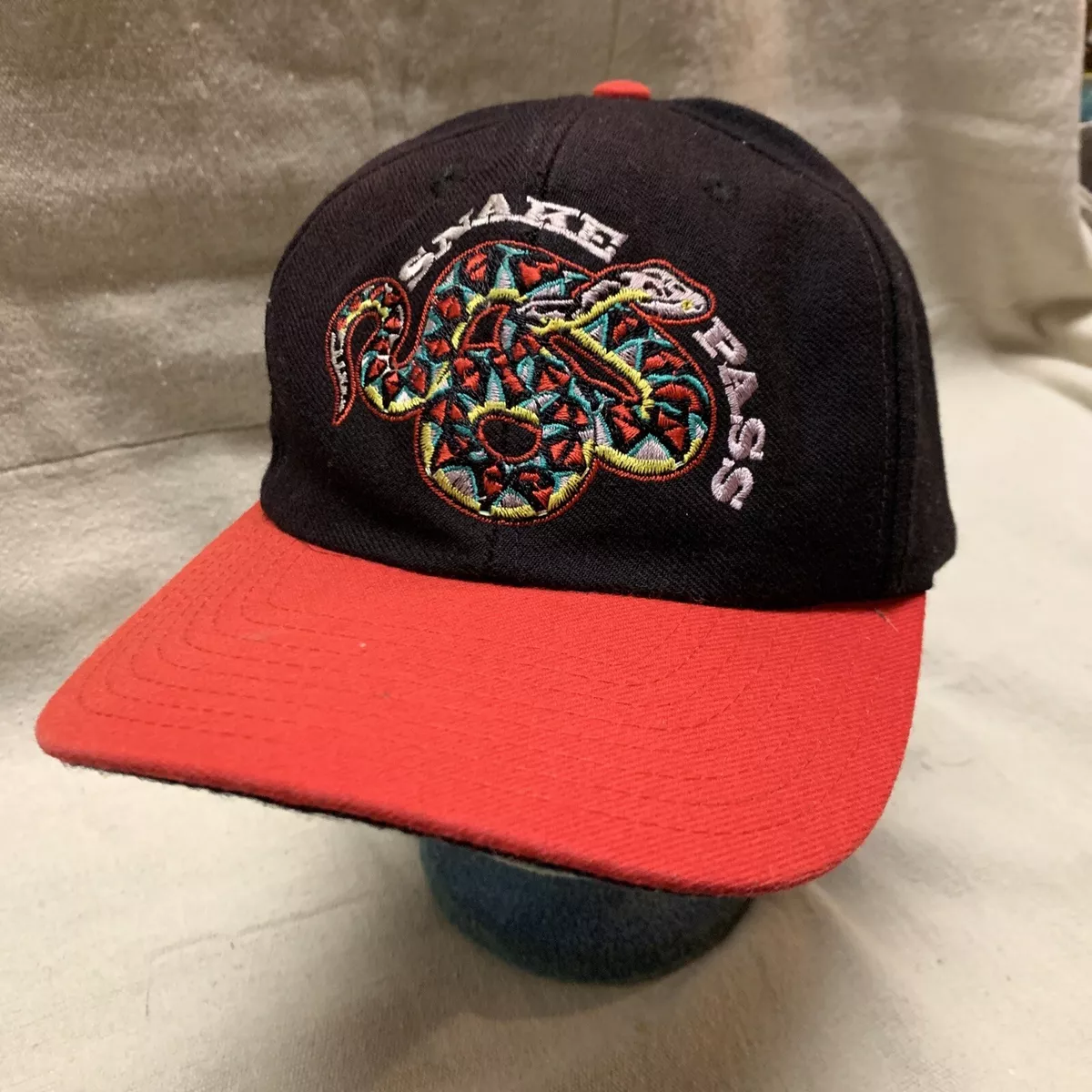 Vintage 90s Adventure Team Marlboro Snake Pass Strapback Hat Cap