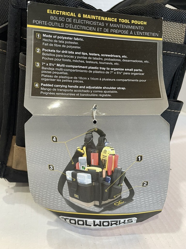 CLC Work Gear Toolworks 1526 25 Pocket Electrical Maintenance Tool