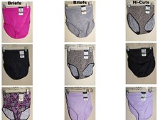 SALE New HTF Vanity Fair Signature Collection 13469 13467 Hi-Cut Brief Sz 6 7 10