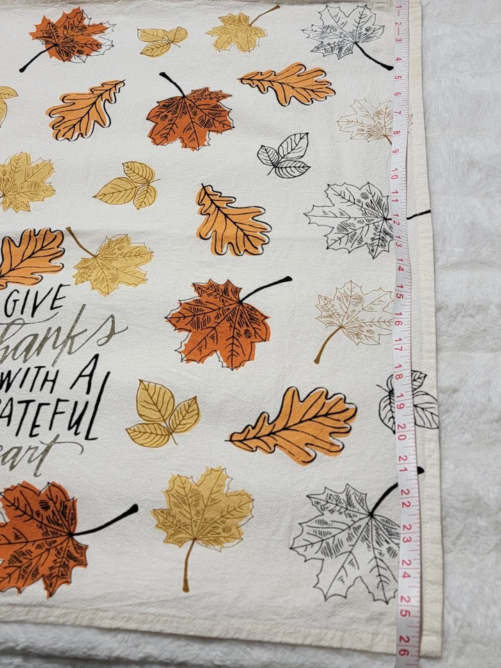 Juego de 2 toallas de cocina de acción de gracias y toallas de mano de pingüinos bordados de Navidad Foto 3 de 4