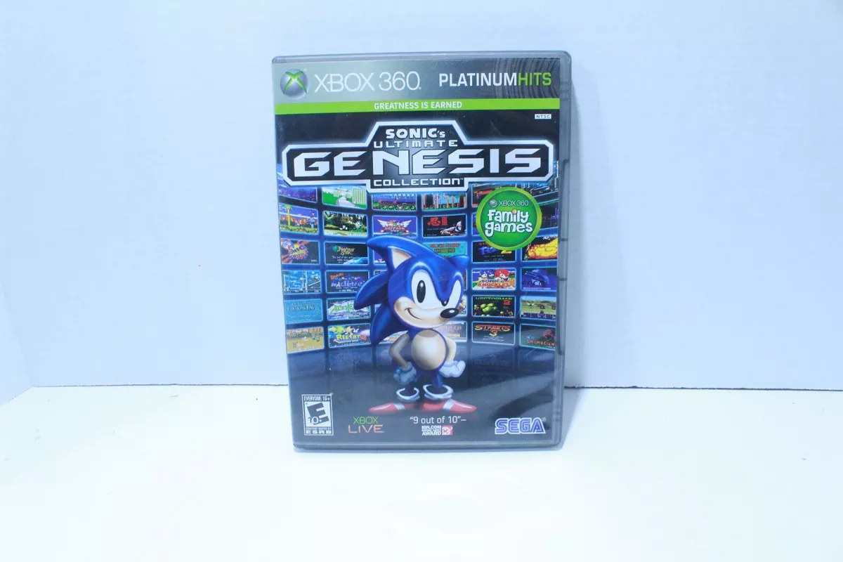 XBOX 360 GAME SONIC ULTIMATE GENESIS COLLECTION NEW 10086680348