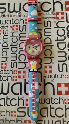 Swatch Choupinou SUOZ190 NewGent 41mm Silicone | eBay display picture 1