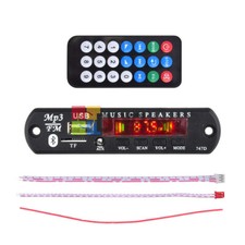 9/12V Car MP3 WMA Decoder Board Audio Module Bluetooth 5.0 Music Remote Controls