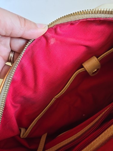 Dooney & Bourke Patent Leather Satchel with Shoulder Strap Off White - Picture 13 of 21