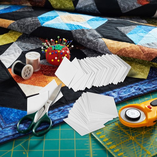 300 Stück Patchwork Papier Schablone Quilten Piercing Piecing Büro Muster - Bild 11 von 11