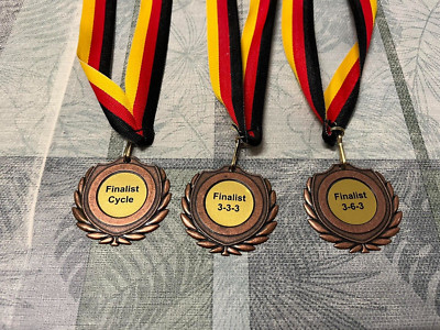 3x Bronze Medaille Finalist Sport Stacking | Speed Stacks Sammler Cycle 3-6-3