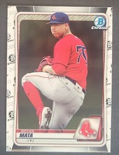 Bryan Mata 2020 Bowman Chrome Prospects #BCP-128 Boston Red Sox