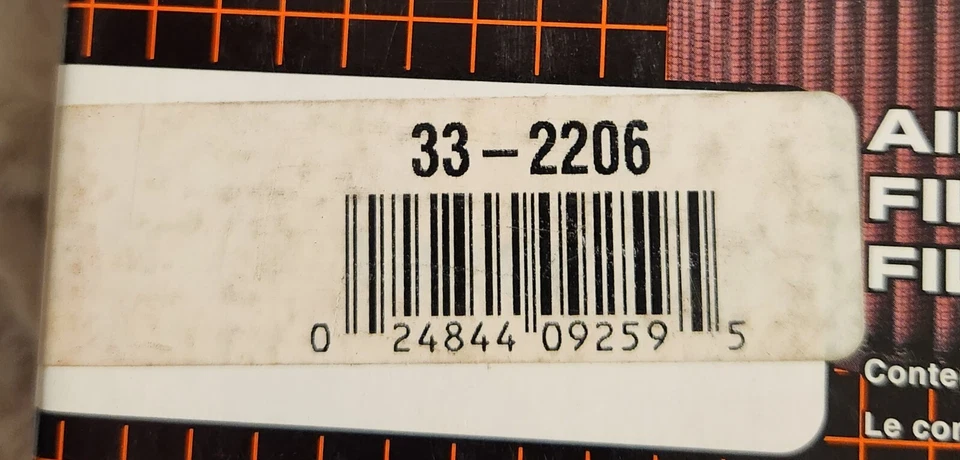 K&N 33-2206/2000-2008 CHRYSLER/DODGE (Voyager III, Town & Country, Grand,Caravan Foto 2 de 2