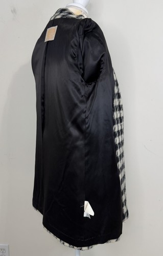 Vintage Pendleton Virgin Wool Double Breasted Coat Size 8 Houndstooth Lined - Picture 10 of 15